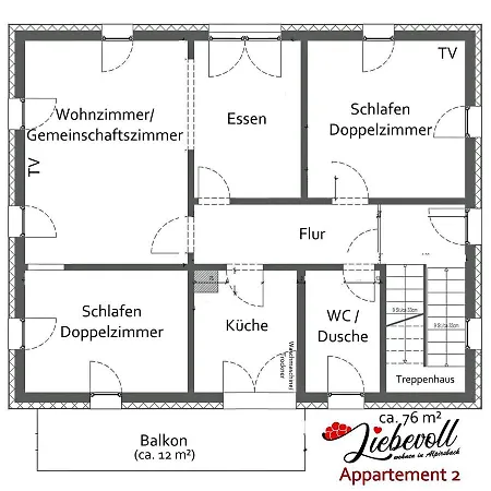 Apartmán Liebevoll Gaestewohnungen Alpirsbach
